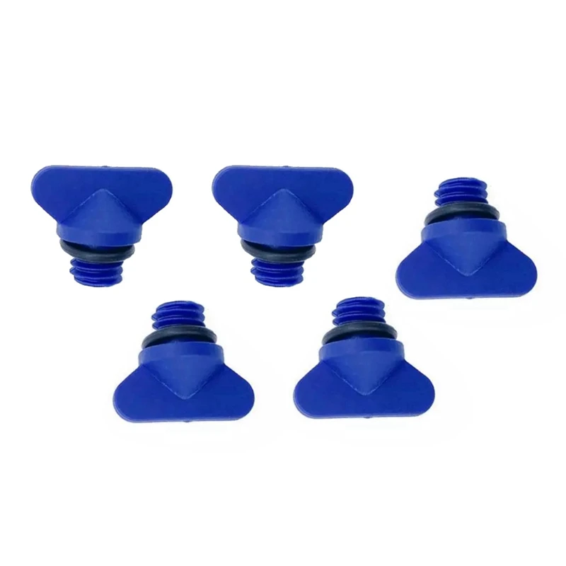 5Pcs Manifold Engine Block Drain Plug Kit Replaces Sierra 18-4226 For Mercruiser 22-806608A02 Compatible With GLM 13992