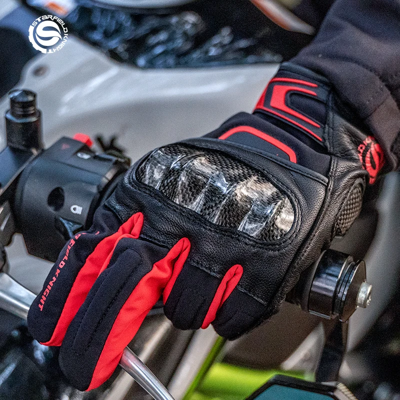 Мотоциклетные Перчатки SFK зимние теплые водонепроницаемые перчатки из