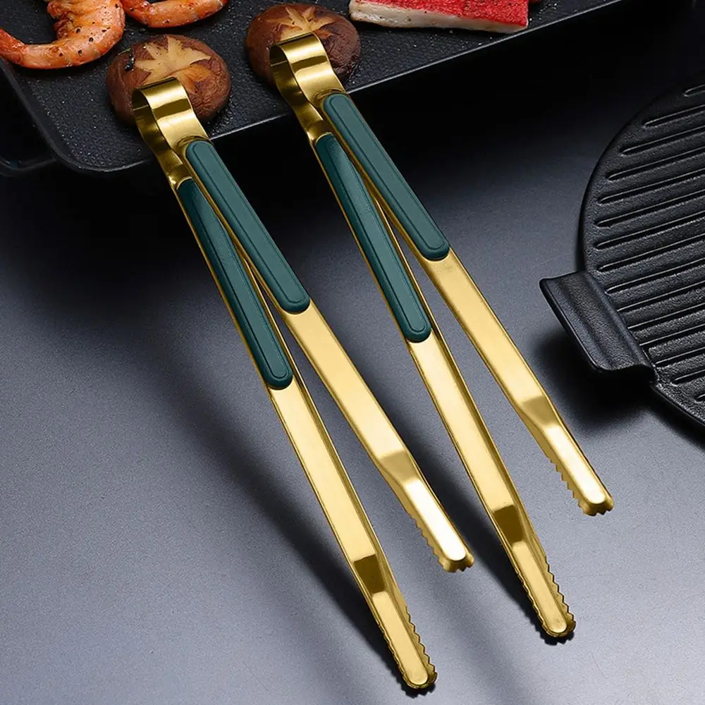 

Stainless Steel Clip Kitchen Food Clip Steak Korean Barbecue Clip Baking Bread Ice Cube Food Barbecue Clip