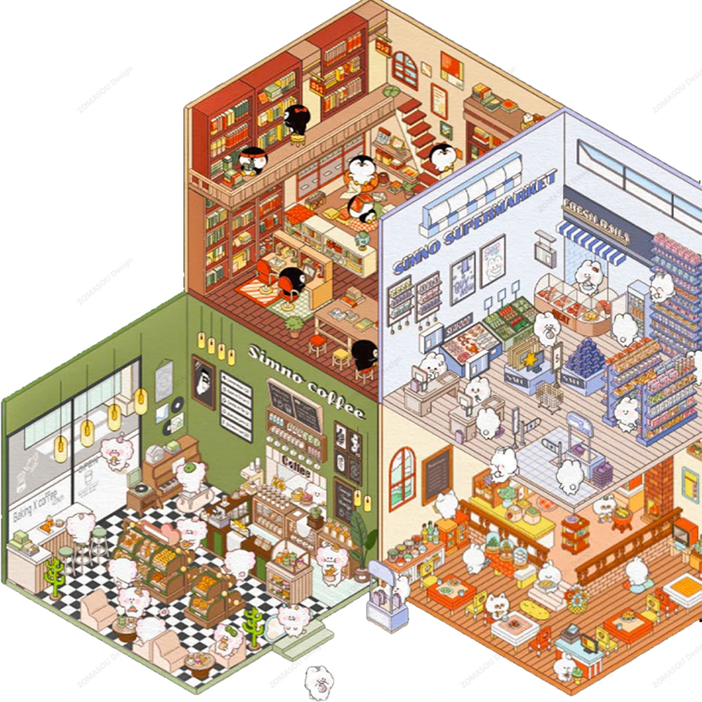 

Милая 3D наклейка