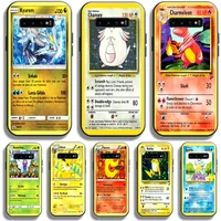pokemon cards anime case for samsung galaxy s10 plus lite s10e phone case for samsung s10 5g silicone cover liquid silicon soft