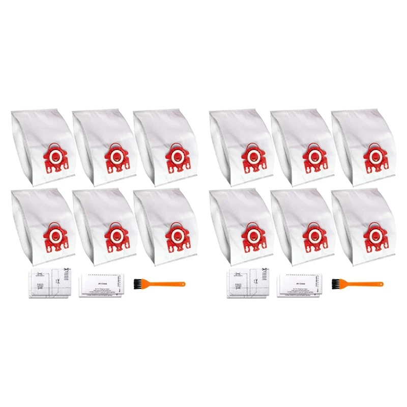 

12 шт., запасные мешки для пылесоса Miele FJM