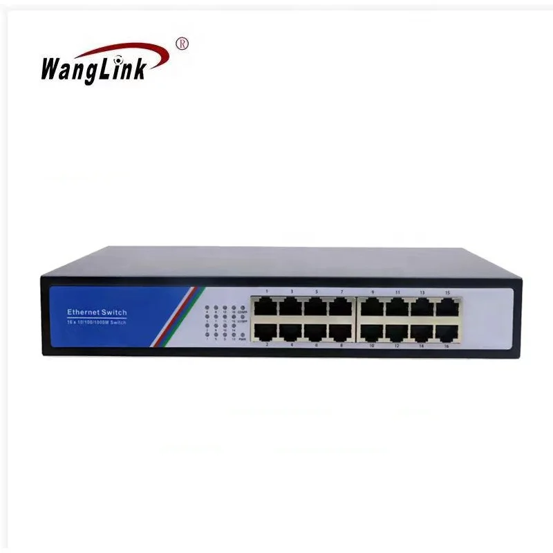 Wanglink 16-Port 10/100/1000BASE-T Gigabit Ethernet Switch