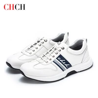 chch new fashion men casual shoes male sneakers white shoes pvc cow leather letter soft classic comfortable