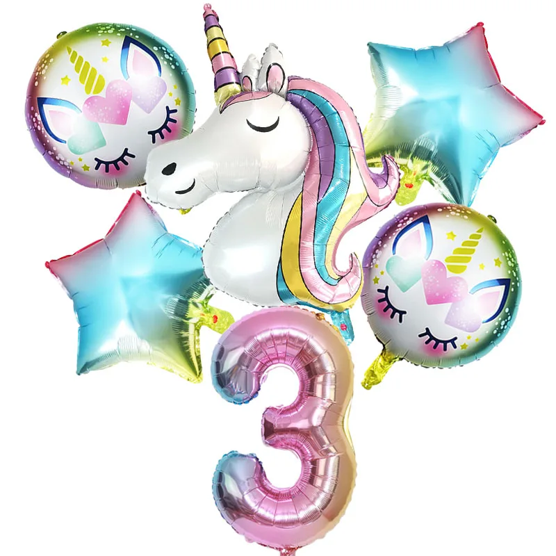 

Фольгированные шары WYDRIM Радужный единорог 32 дюйма