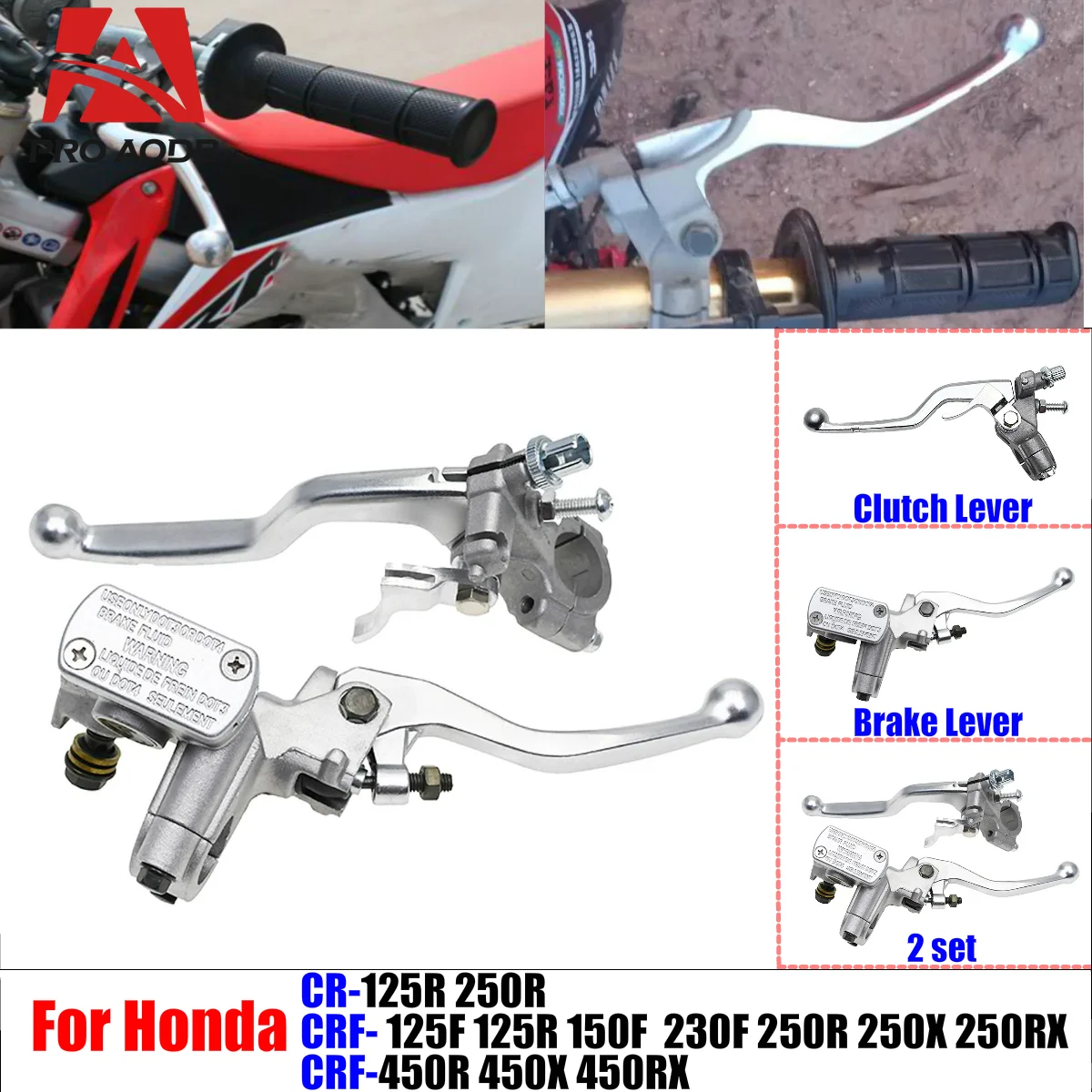 Для HONDA CR125R CRF250R 250X CRF450X CRF 450R 2005-2021 аксессуары для мотоциклов руль главный
