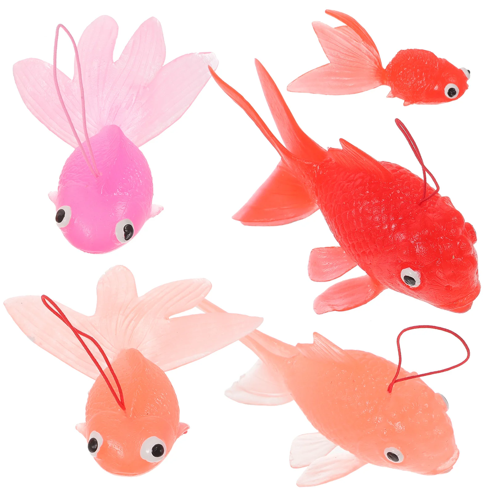 

15 шт. декоративные украшения для рыб, очаровательные фигурки для рыб, украшение для аквариума, настольное украшение для золотой рыбы