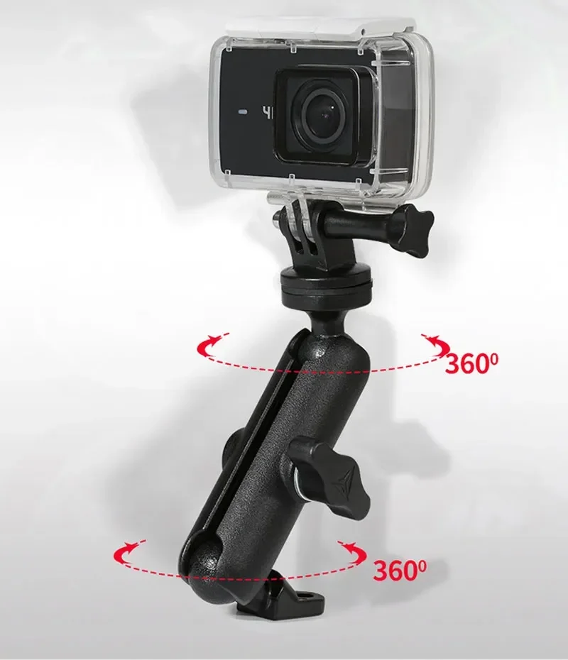 

For Hero8/7/6/5/4/3+ Action Cameras Accessory 360 Rotating Motorcycle Bike Camera Holder Handlebar Mirror Mount Bracket