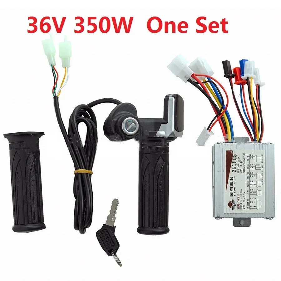 Поворотная дроссельная заслонка 24 В/36 В/48 В с матовым двигателем 250 Вт/350 Вт/500 Вт/1000