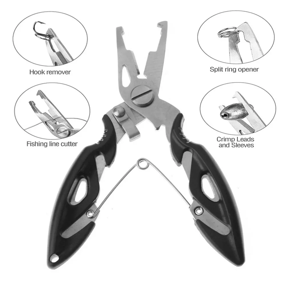 

Fishing Plier Scissor Braid Line Lure Cutter Hook Remover Fishing Tackle Tool Cutting Fish Use Tongs Multifunction Scissors