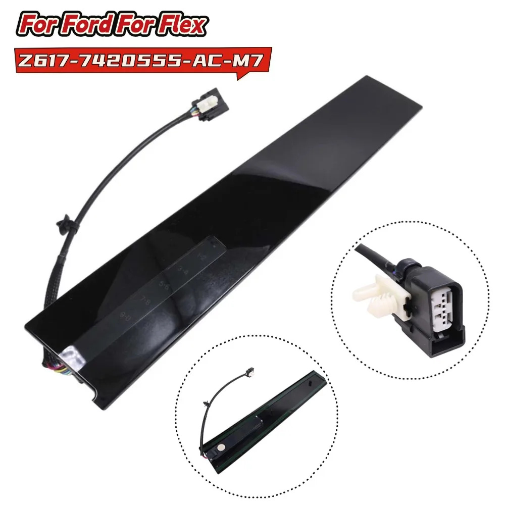 

Литая накладка на дверную клавиатуру с левым рулем для Ford Flex 2010 2019, Z617-7420555-AC-M7, запасные автомобильные детали