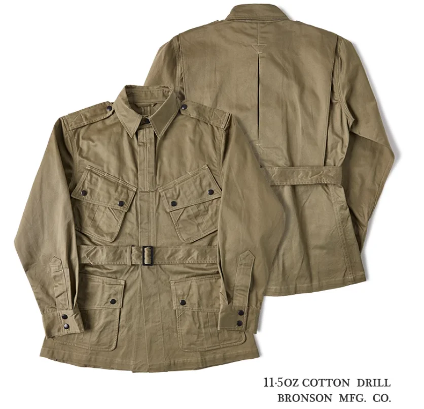 Осенне-зимняя Полевая куртка парашютного штурмовика мужская цвета хаки из