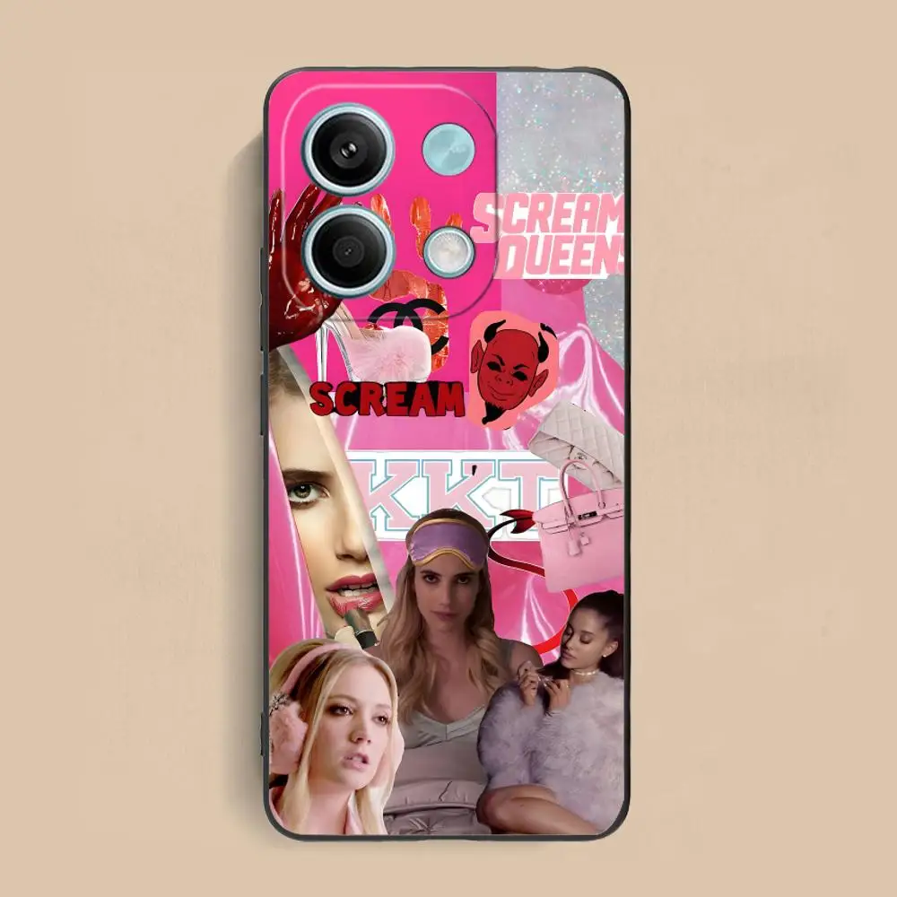 Чехол для телефона Scream Queens для Xiaomi Redmi 15 14 13 12 A7 5 3 2 1 C Plus 4G 5G, мягкий противоударный чехол из ТПУ (art.: 3920da7340b39) - 3920da7340b39