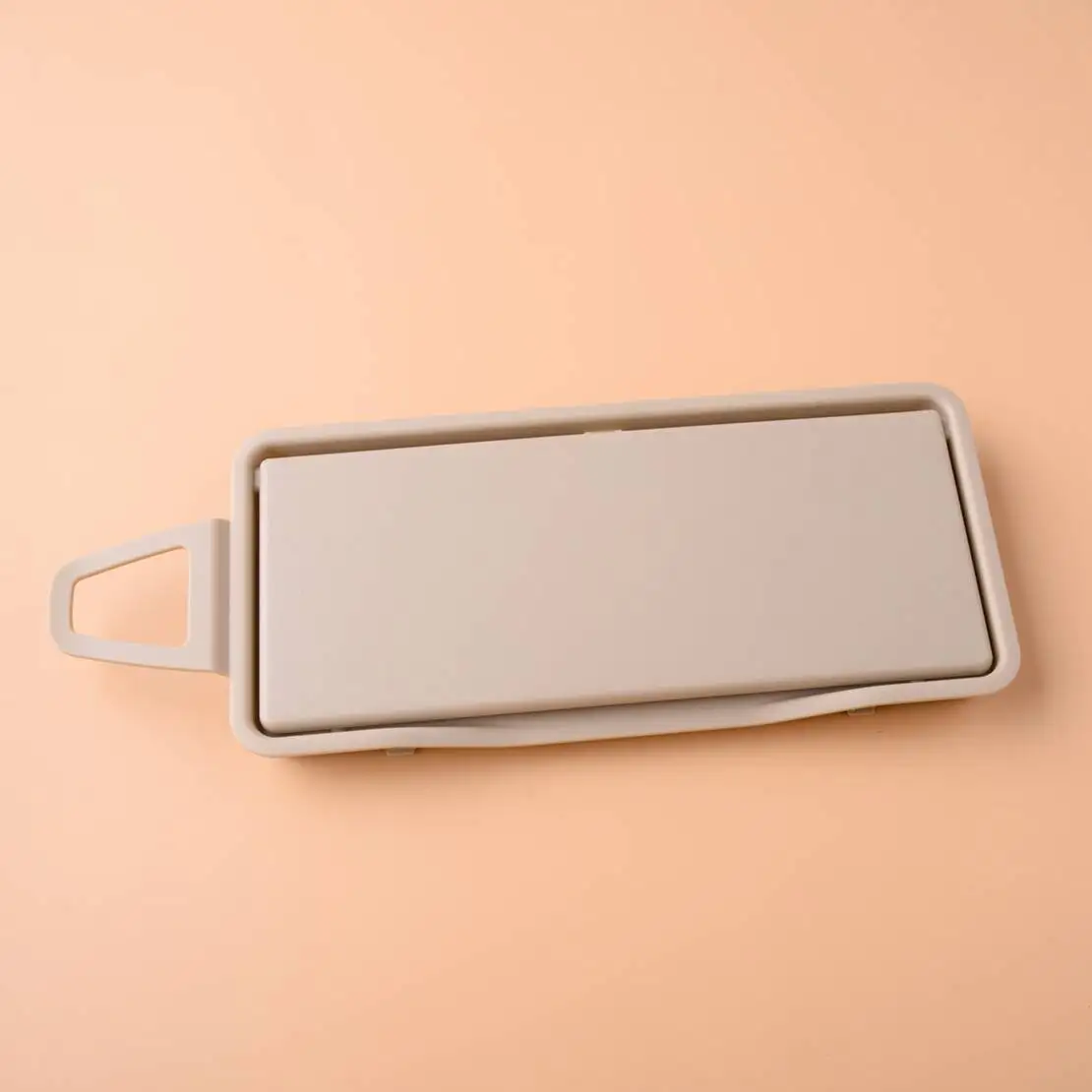 Автомобильный бежевый правый солнцезащитный козырек зеркало для макияжа рамка