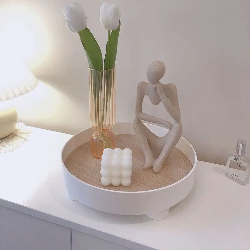 Скандинавская статуя абстрактного истончика статуэтка из смолы украшение для