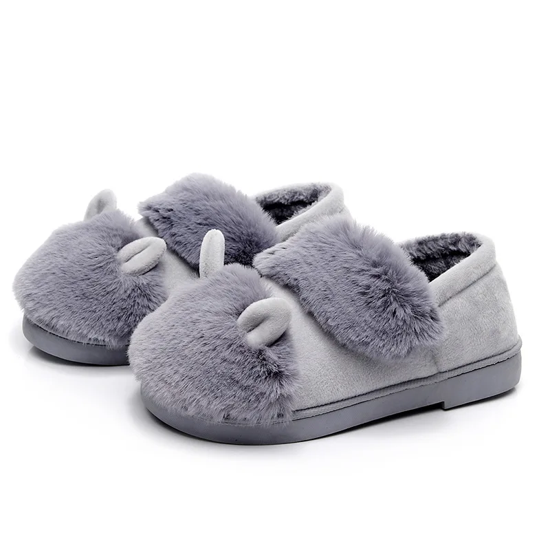 2022 New Fashion Winter Outdoor Soft Women's Cotton Slippers Indoor Home Thick Soles Non-Slip Warm Furry Women's Cute Slippers