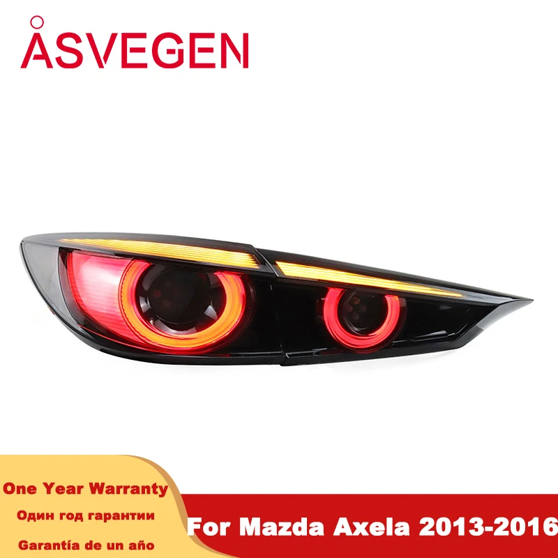 

LED Tail Lights For Mazda Axela Taillight 2013-2016 Car Accessories DRL Dynamic Turn Signal Lamps Fog Brake Reverse Light
