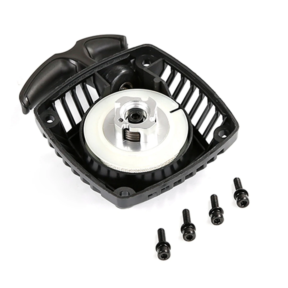 

Стартовый набор Easy Pull 23/26/29/30.5CC двигатель для 1/5 HPI ROFUN ROVAN KM BAJA LOSI 5IVE T Запчасти для радиоуправляемых автомобилей, серебристый