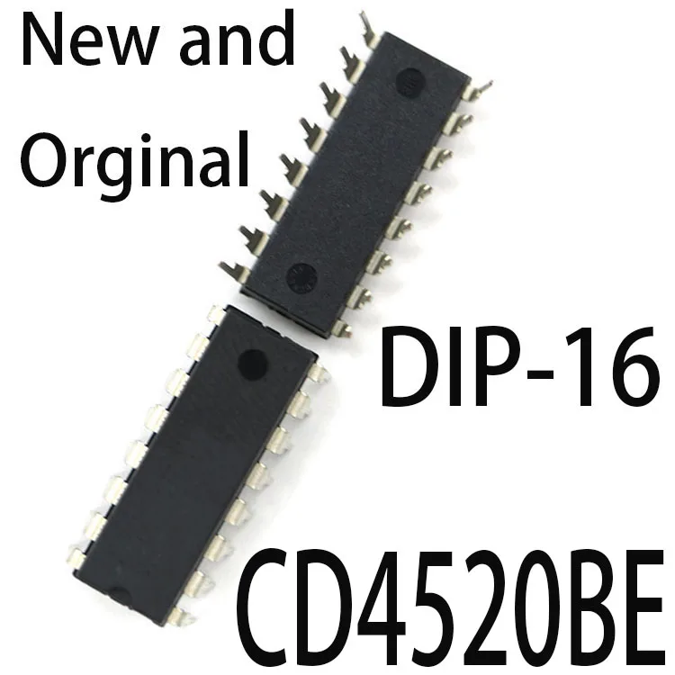 

10 шт. новые и оригинальные DIP16 CD4520 DIP 4520BE DIP16 новые и оригинальные IC CD4520BE