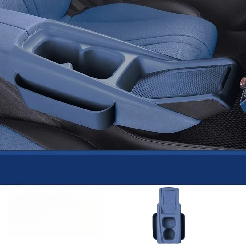 Фото Для BYD Seagull Dolphin Mini: Полный комплект силиконовых ковриков для консоли, беспроводная зарядная панель-протектор, вставки для подстаканников №5