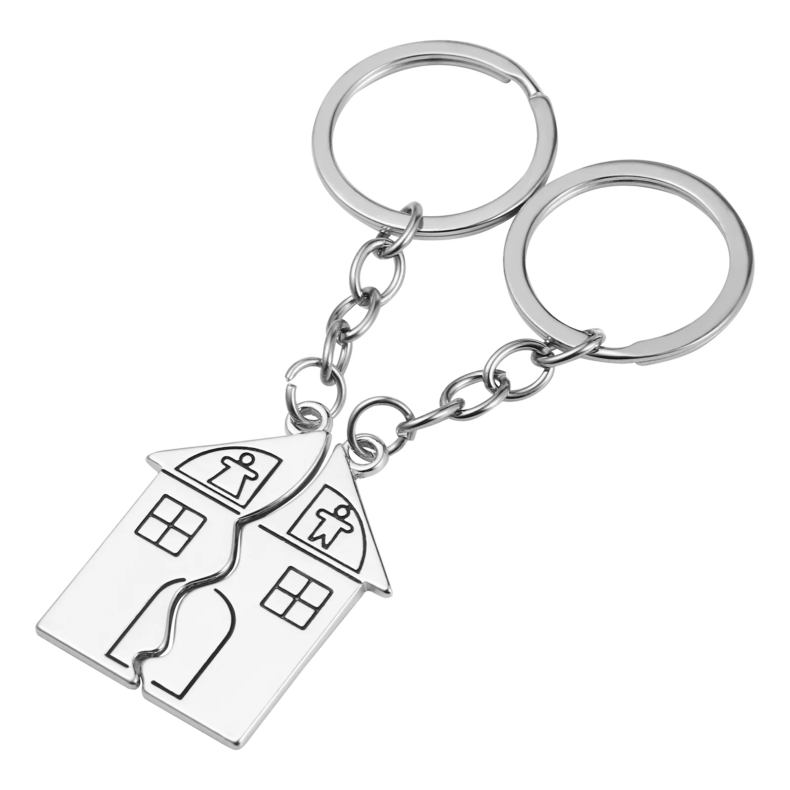 

Keychain Day Keychains Set Couplevalentine Valentines Friend Bestgifts Defense Gift Your Friends House Pendant Lovers
