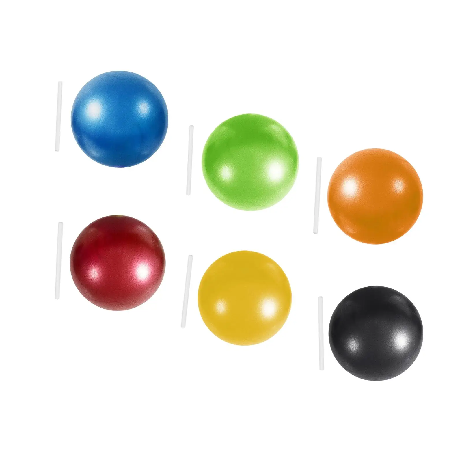 

Small Pilates Ball Thickened 9 inch Workout Ball for Fitness Stretching Home Gym Gymnastics Improves Balance, Core Strength