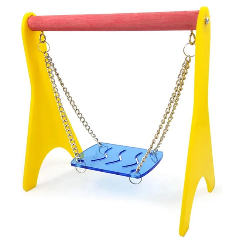 Игрушка для хомяка качели гамак попугай грызующая игрушка птицы стоящая