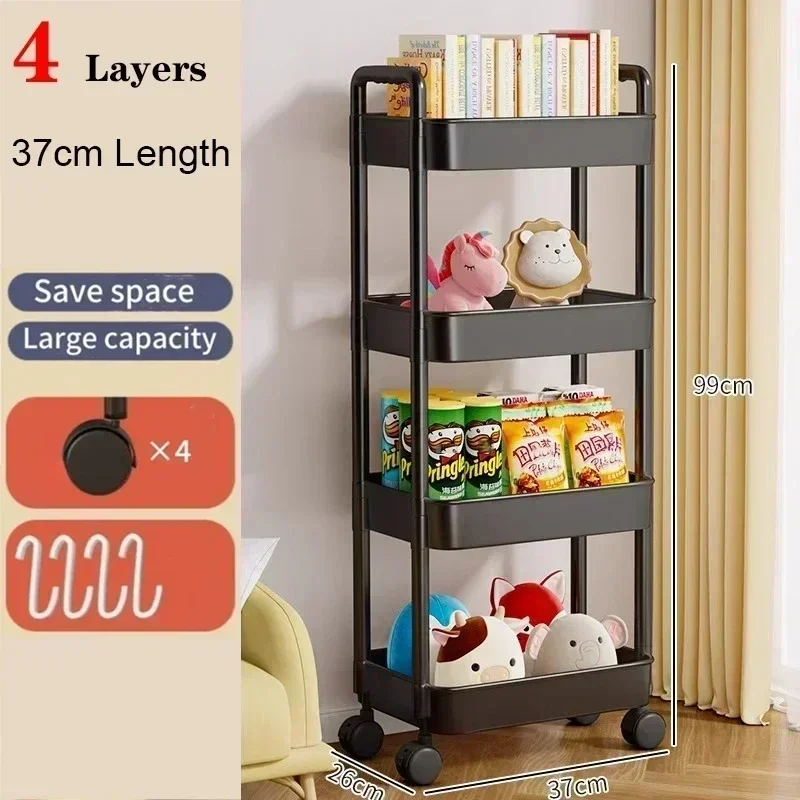Estante grande para cochecito estante de almacenamiento suelo cocina dormitorio aperitivos multicapa bebé baño