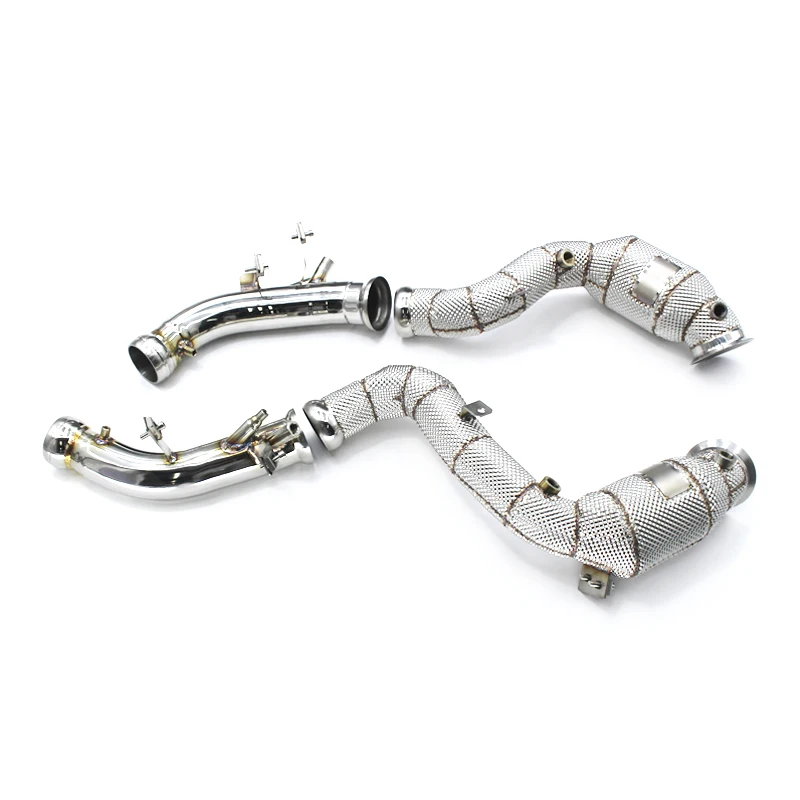 

Exhaust Downpipe For Mercedes-Benz E63/E63S/GTC/GT-C AMG W213 4.0TT 2014-2022 Stainless Steel Downpipe with catalyst