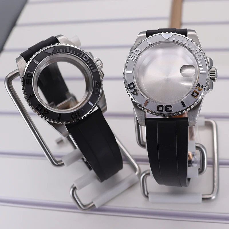 Серебряный ремешок из нержавеющей стали для часов Fanya losch 40 мм