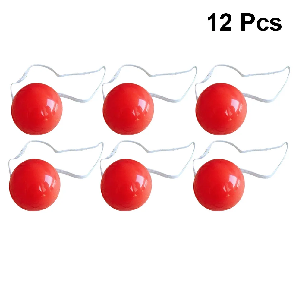 

12pcs Nose Clown Party Nose Light Up Clown Nose Circus Clown Nose Rudolph Reindeer Nose Novelty Nose Bulk
