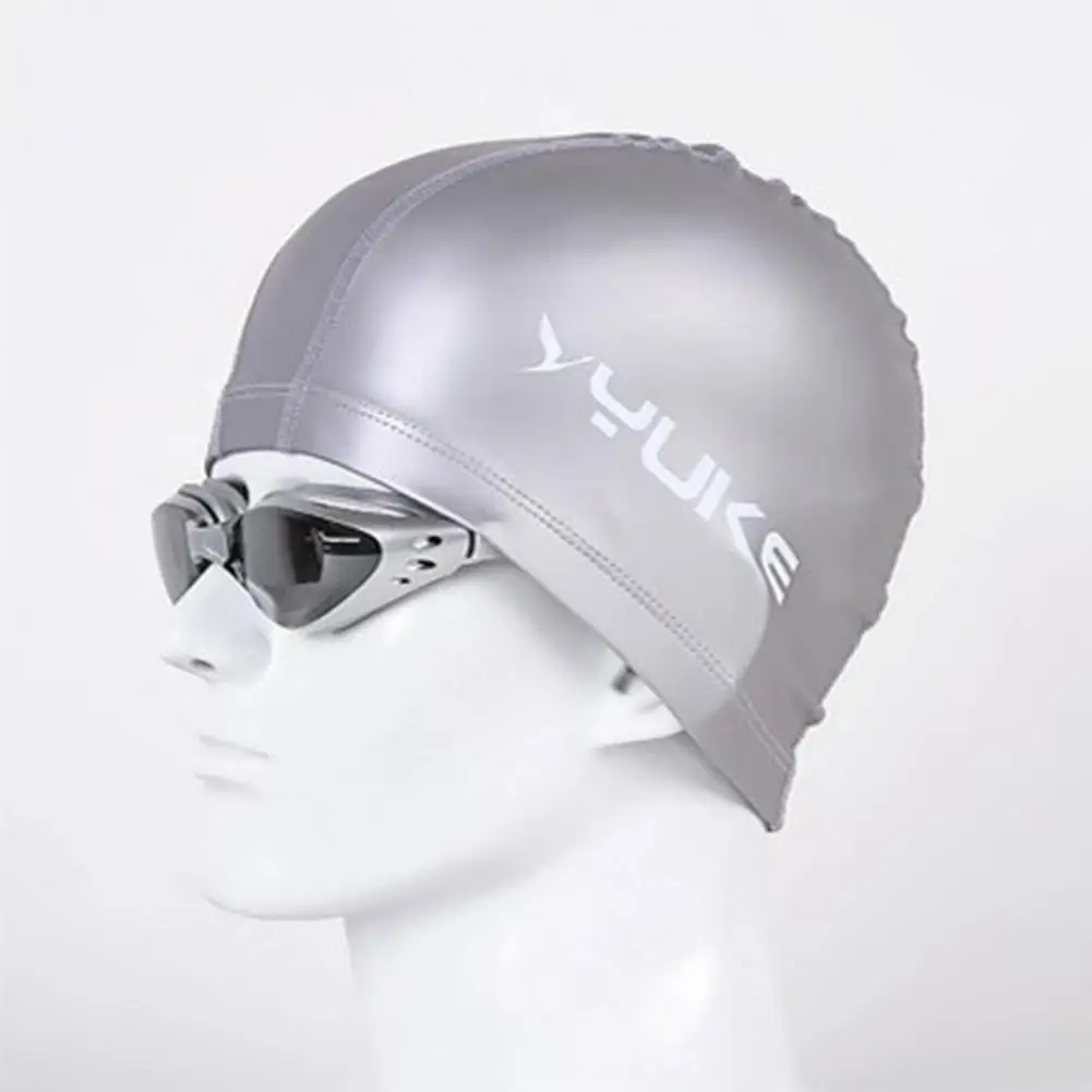

Simple Long Hair Sports Swim Pool Hat Swimming Hat Unisex Protect Ears