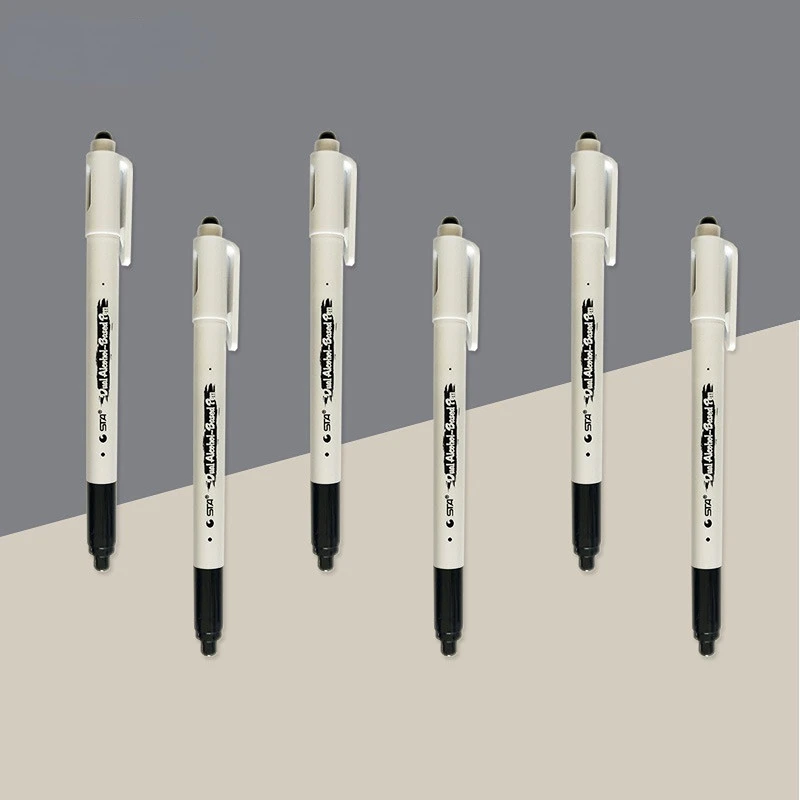 

Single-pack Black Double-headed Alcohol Marker Oily Hand-painted Design Stroke Animation Needle Hook Line Pen Art Painting Props