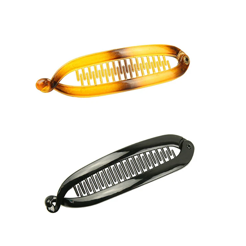 

Banana Clamp Comb Banana Clip Hair Clip Slide Barley Twist Fish Fashion Grip