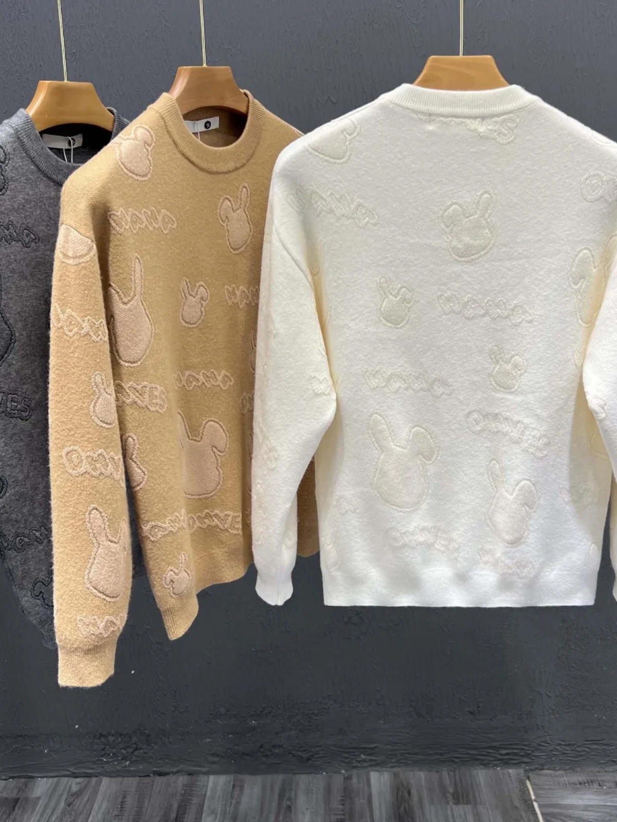 Осенне-зимний простой теплый повседневный вязаный мужской новый утолщенный