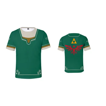 3D Printing Zelda Kids T-Shirts Pop Top Harajuku Pattern Neutral Children's Clothing Boy Girls Like It Top's Cartoon Baby TShirt 1