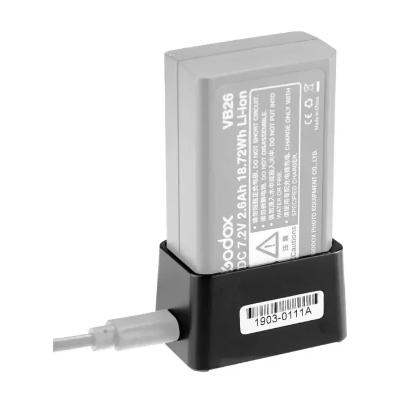 USB-зарядное устройство VC26 для вспышки-вспышки V1pro V1 V860III V850III MF-R76 (без аккумулятора) (art.: 3920cdb2f8a54) - 3920cdb2f8a54