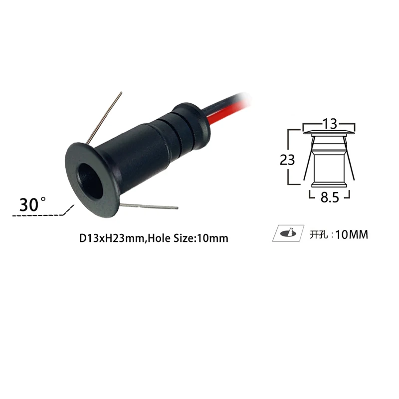 Ohlite мини светодиодный прожектор 12В