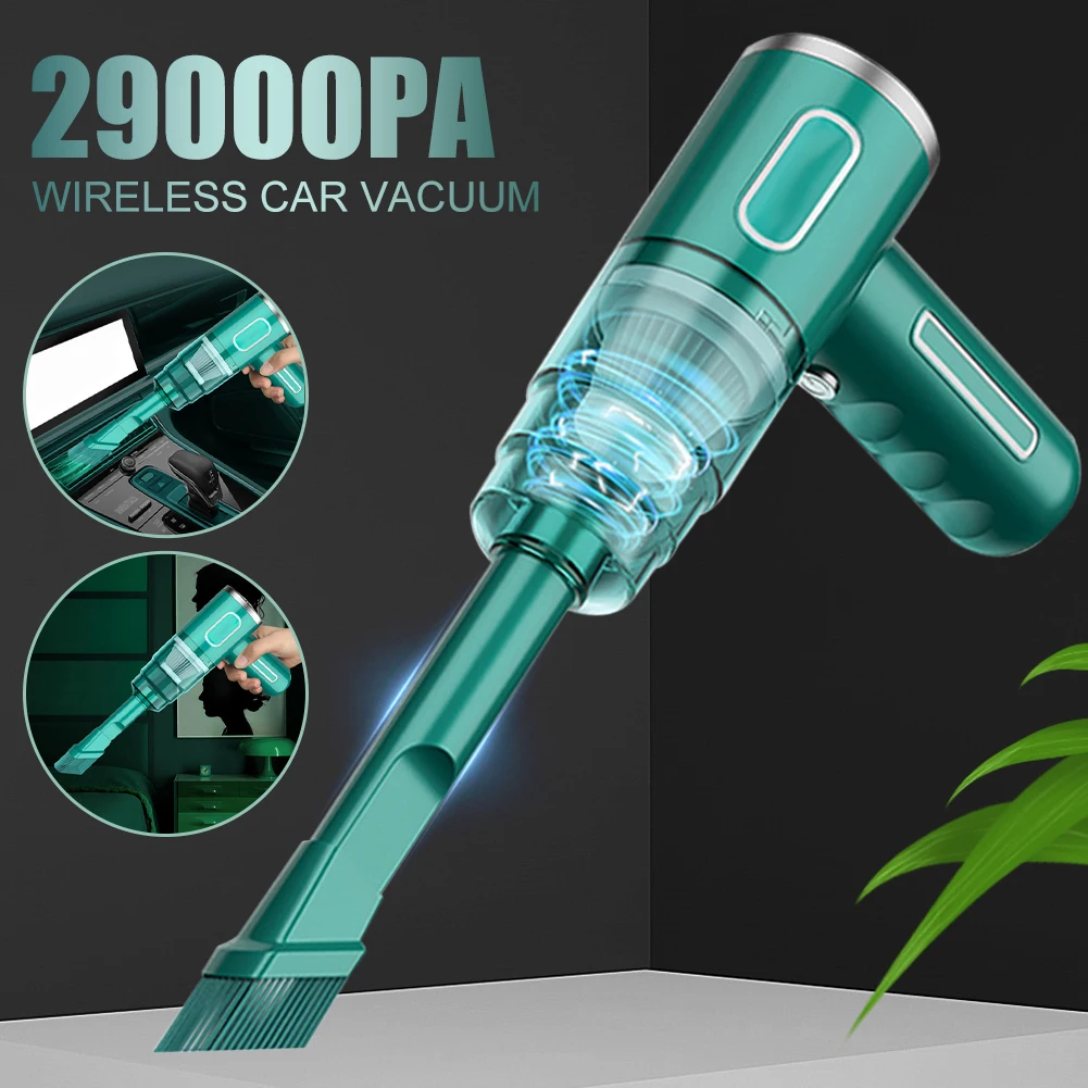 

29000Pa Mini Portable Car Wireles Vacuum Cleaner Super Powerful Handheld Wet and Dry Vacuum Cleaner Suitable for Car Home Office