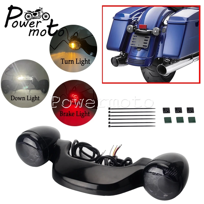 

Задний поворотный сигнал для мотоцикла, стоп светильник, аксессуары для Harley Electra Road Glide FLTRX FLTRXS flнастоящей CVO FLTRUSE 10-19