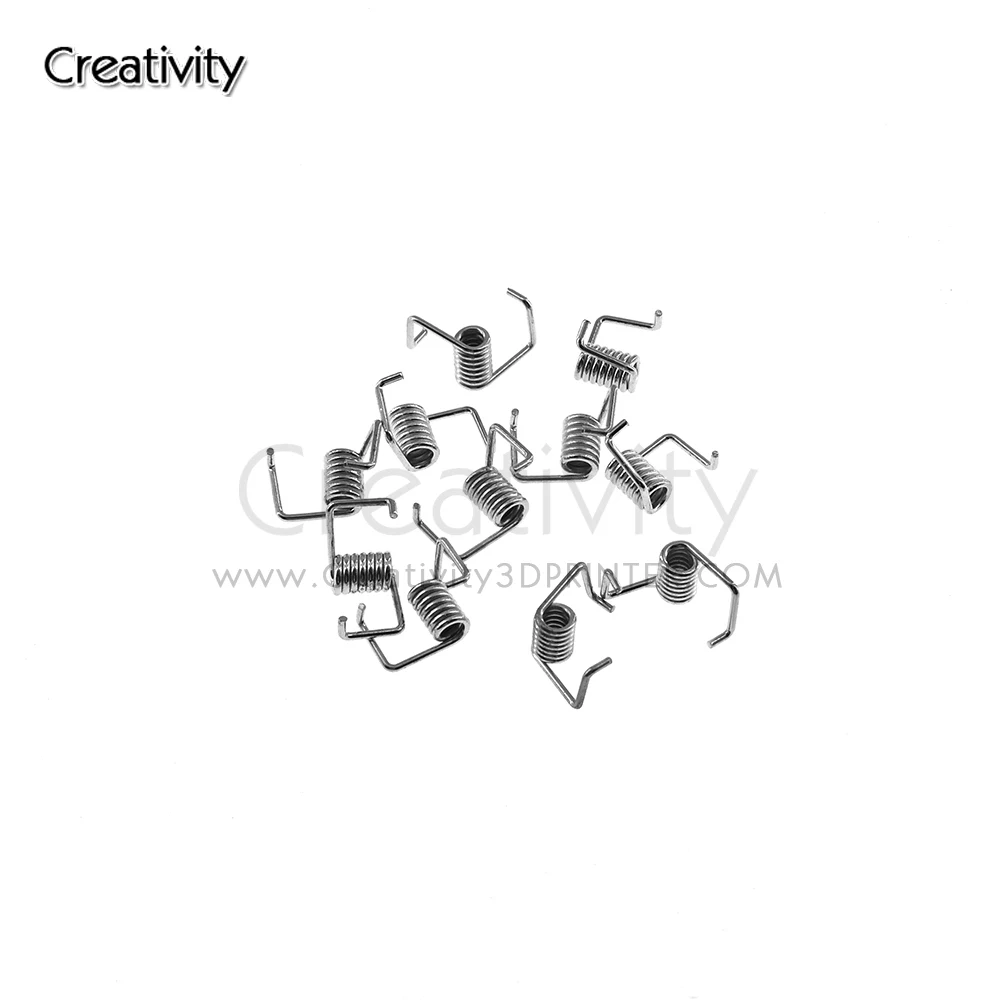 

Creativity 10pcs/lot 3D Printer Belt Locking Torsion Spring GT2 2GT Timing Belt Locking Torsion Spring For 3D Printer Reprap