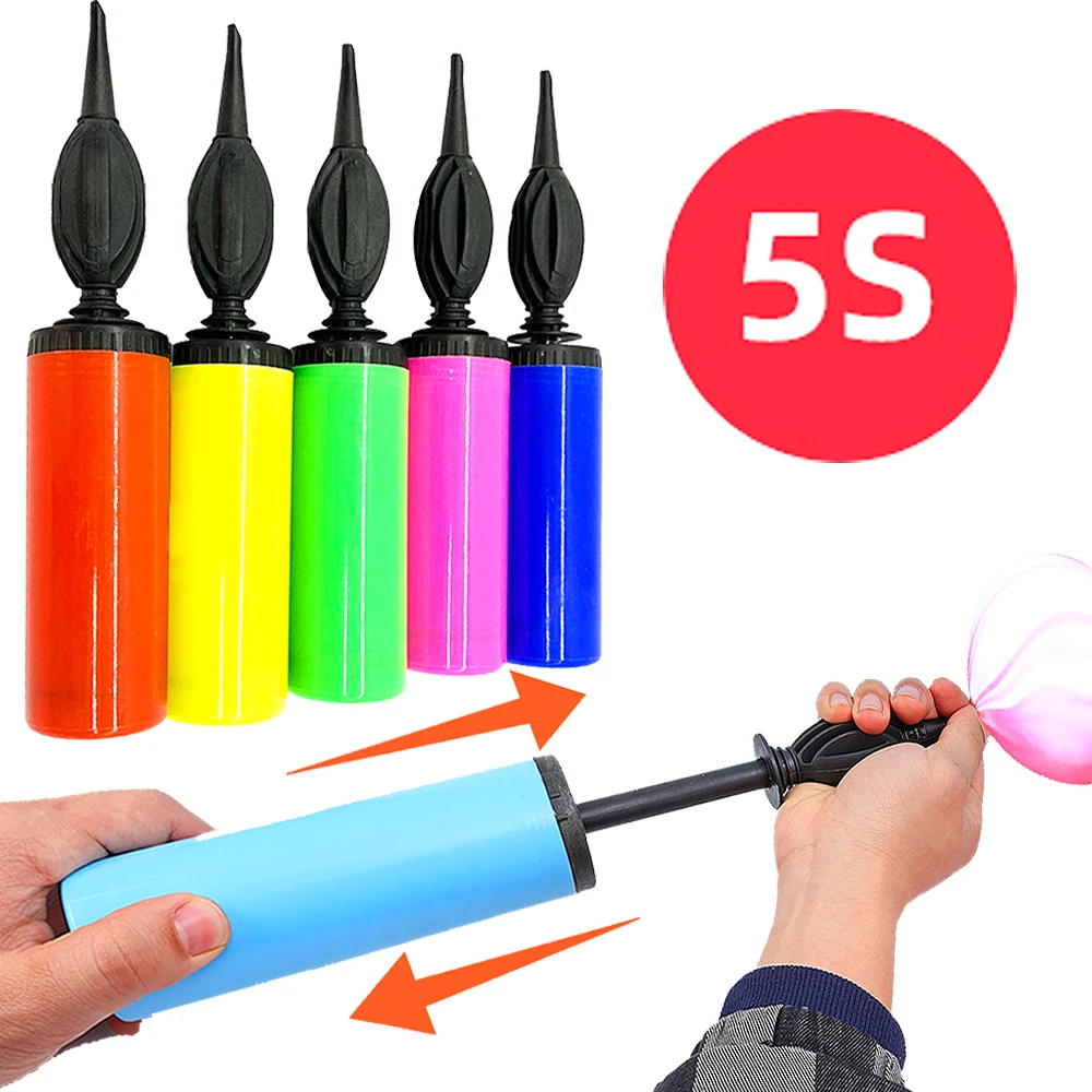 

Hand Push Balloon Pump Balloon Inflater Birthday Party Wedding Supplies Quality Ballons Air Pump Accessories Home Decoration