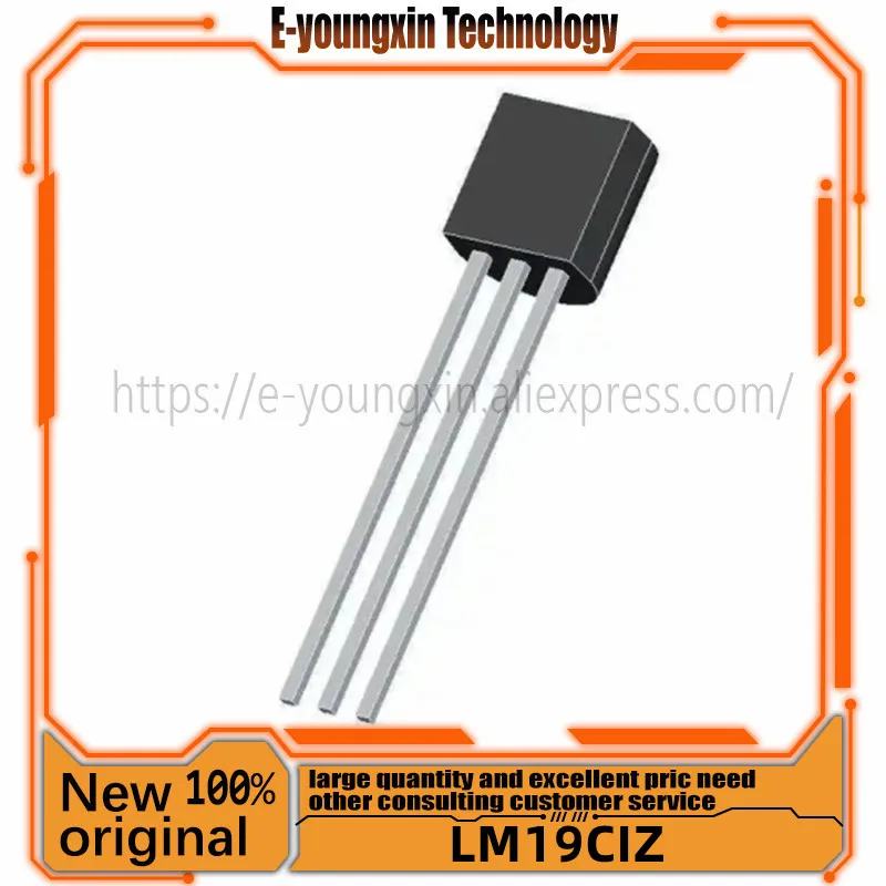 10 шт. новые оригинальные электронные компоненты lm19ciz / NOPB IC Датчик температуры 2,4 в 10 мА до 92-3 lm19ciz lm19 19C