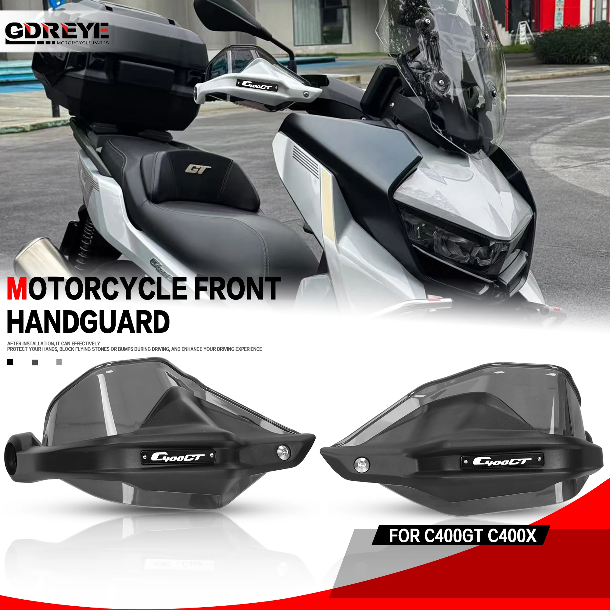 Фото Для BMW C400X C400GT C400 X 2019-2025 мотоцикла C400 GT защита рук защита руля лобовое стекло защитная крышка рычаг протектор №1