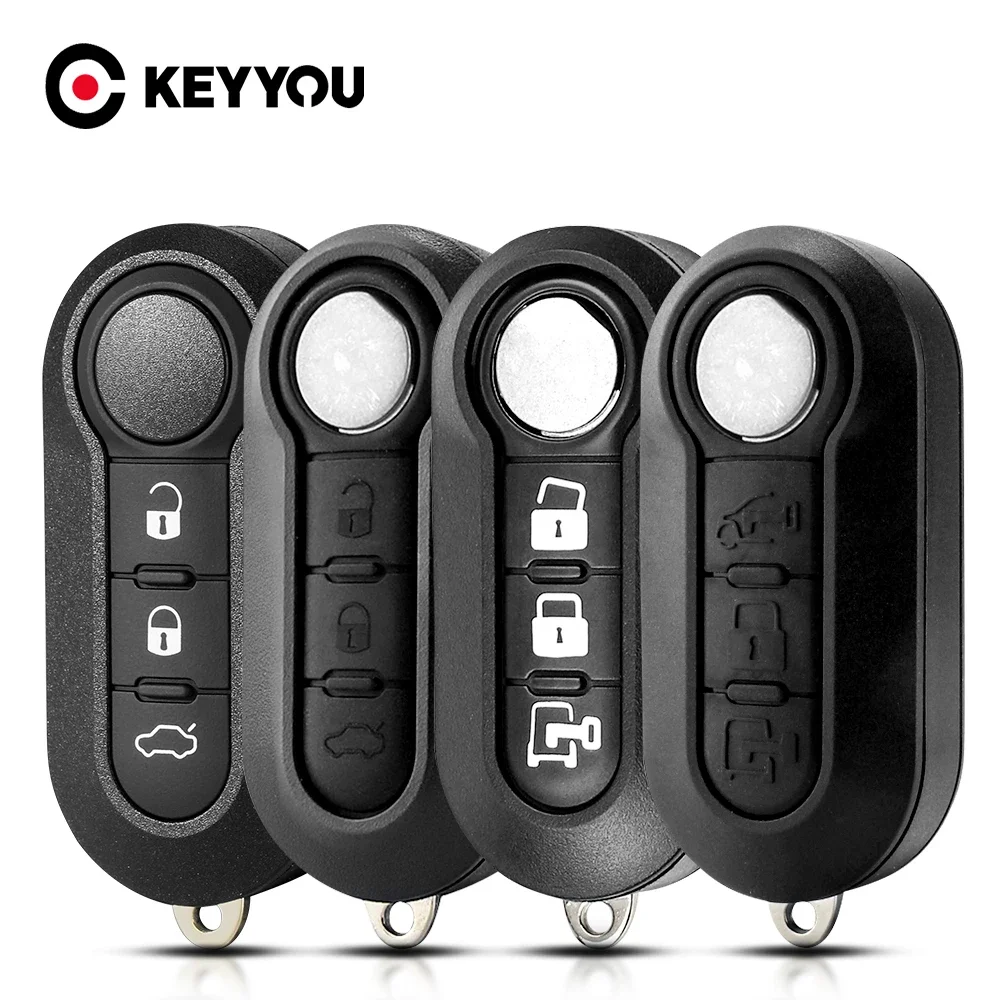 KEYYOU 3-кнопочный модифицированный дистанционный ключ для Fiat 500 Panda Punto Bravo Stilo Ducato