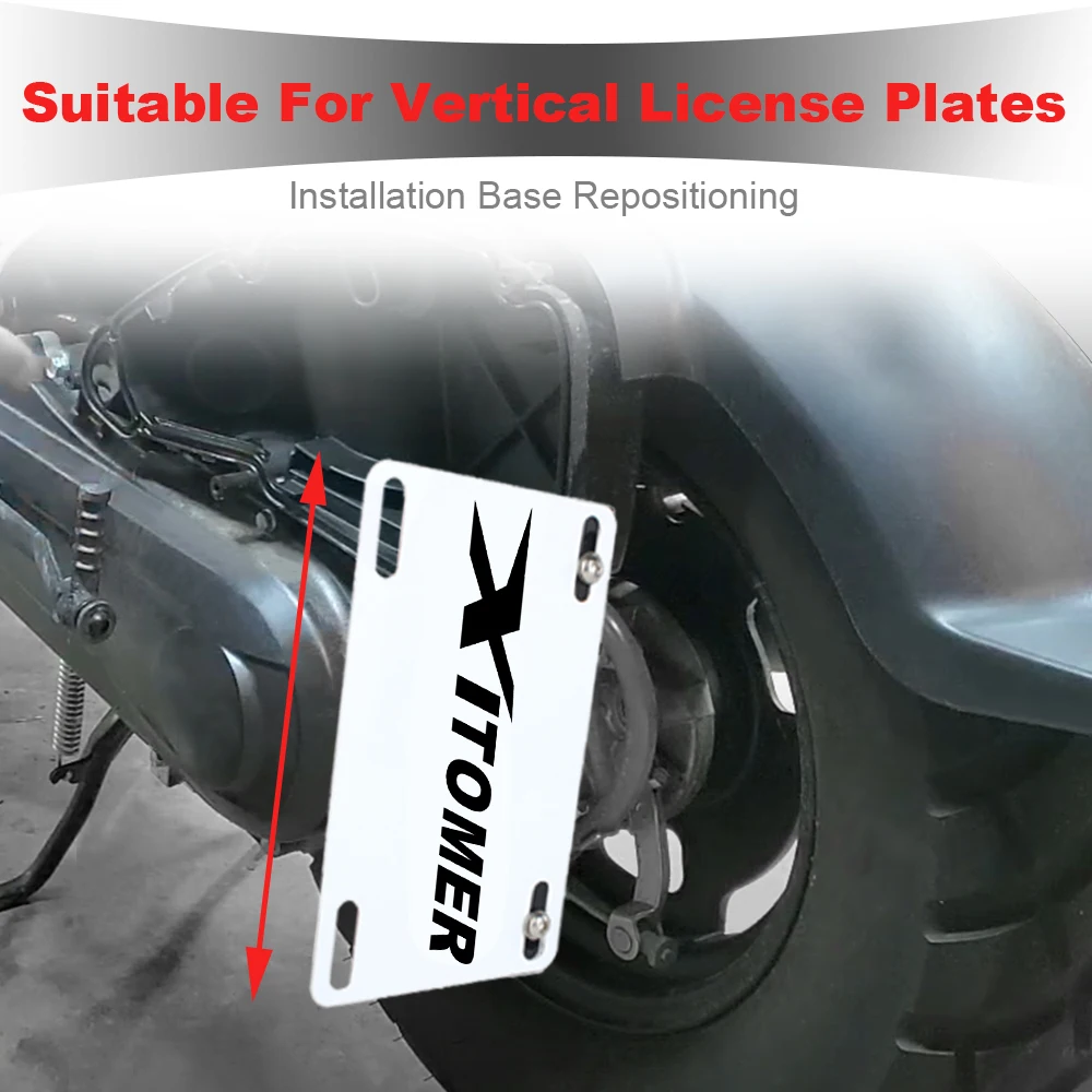 Боковой кронштейн для мотоцикла вертикальная лицензия Honda Ruckus Zoomer NPS50 2003 2004 2005 2006