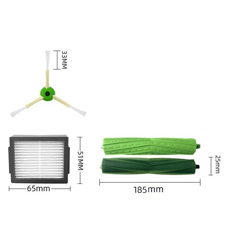 Основные щетки Боковые Фильтры Комплекты аксессуаров Запчасти Аксессуары