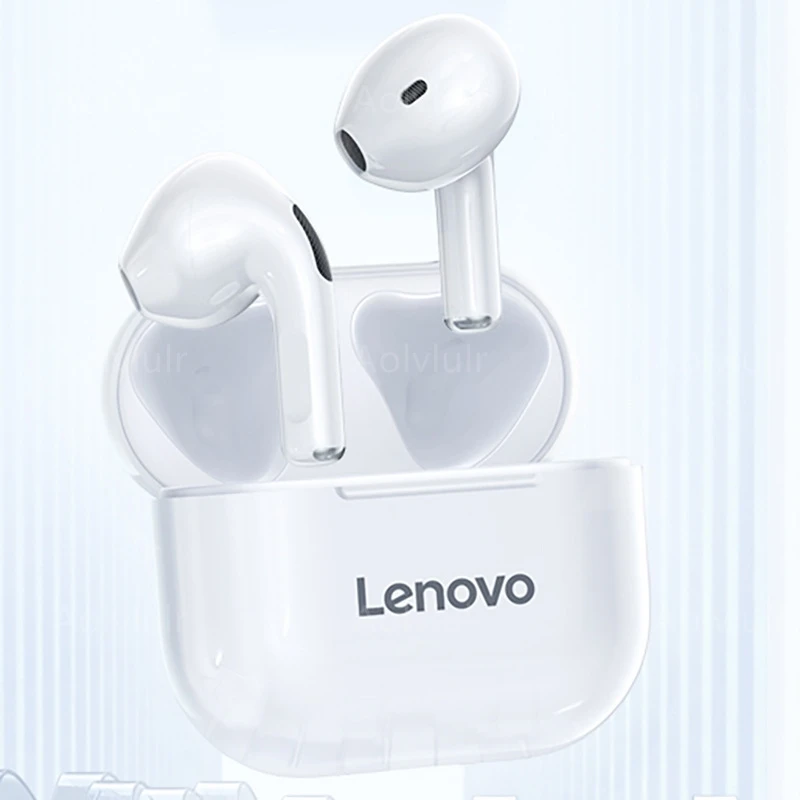 

NEW Original Lenovo LP40 TWS Wireless Earphone Bluetooth 5.0 Dual Stereo Noise Reduction Bass Touch Control Long Standby 300mAH