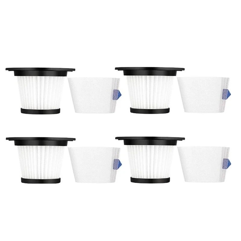 

4 Set Replacement Filters Strainer Screen For Moosoo K17 Cordless Vacuum Cleaner Replace Filter Parts