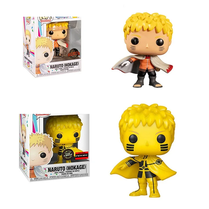 Funko Аниме Наруто Uzumaki NARUTO HOKAGE 724 # светящийся Чейз, специальная коллекционная экшн-фигурка, коллекционные модели игрушек